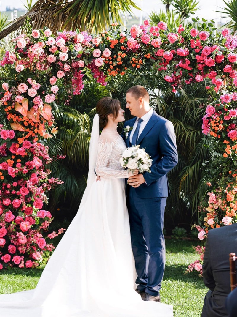 MACTING Artificial Flower Roses 30PCS Real Touch Fake Spring Flowers with Stem Foam Roses for Wedding DIY Bouquets Table Centerpieces Party Bridal Shower Home Valentines Day Decorations(Fuchsia) - Image 5